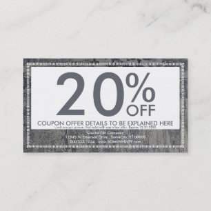 crispy texture coupon card