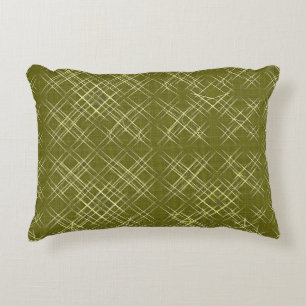 Crisscross Elegance Accent Pillow