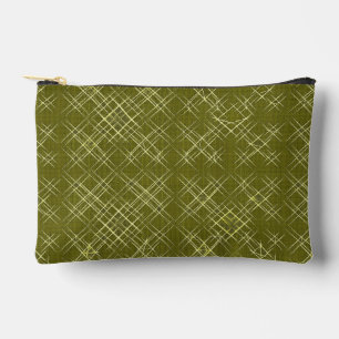 Crisscross Elegance Accessory Pouch