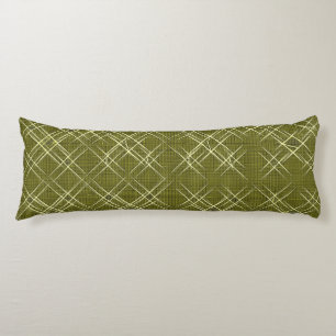 Crisscross Elegance Body Pillow