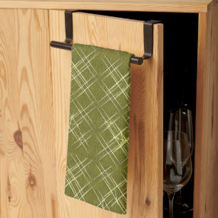 Crisscross Elegance Kitchen Towel