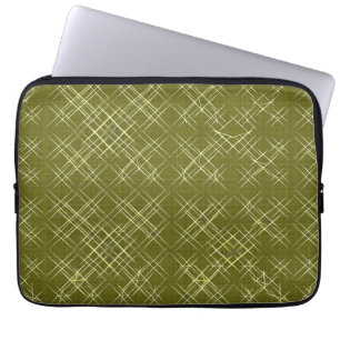 Crisscross Elegance Laptop Sleeve