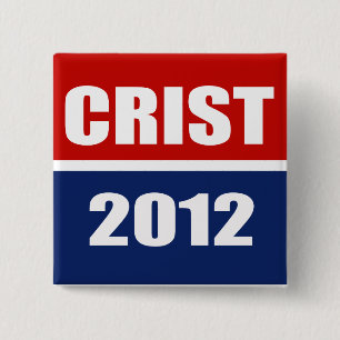 CRIST 2012 2 INCH SQUARE BUTTON
