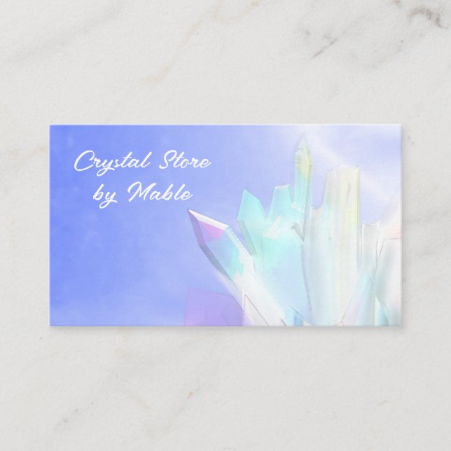 Cristal, Cristal, Boutique, Cartes de visite paste (Devant)