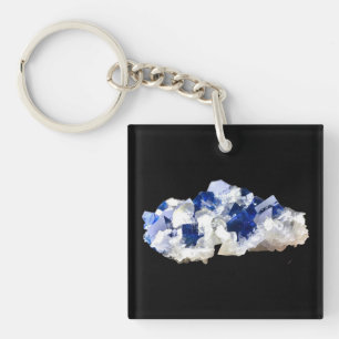 Cristal de Fluorite Bleu Profond Transparent Natur
