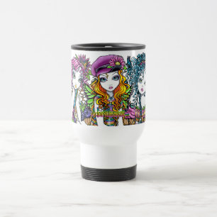 "Cristal, ensoleillé, tasse de fée d'arc-en-ciel