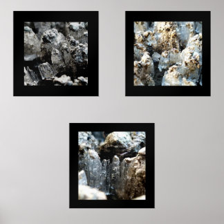 Cristaux de glace 12x12 Poster