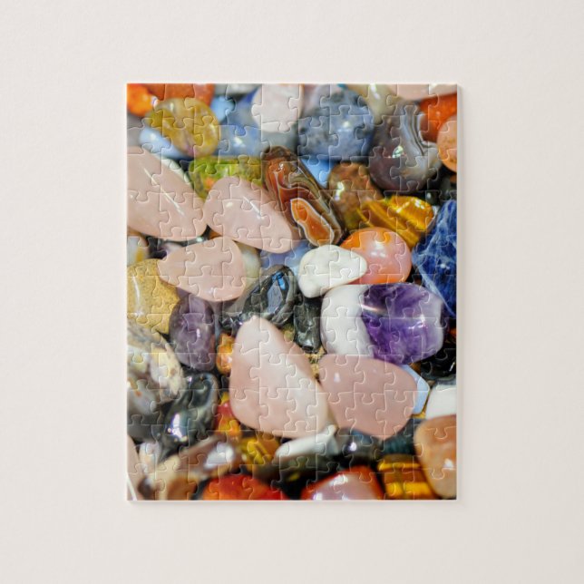 Cristaux et puzzle de gemmes - vent en cristal (Vertical)