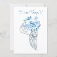 *~* Cristaux Plumes Ange Aile Douche Invitation