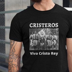 Cristeros Viva Cristo Rey Catholic Tee