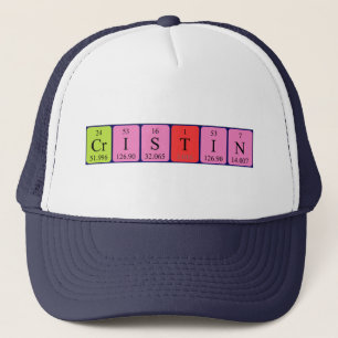 Cristin periodic table name hat