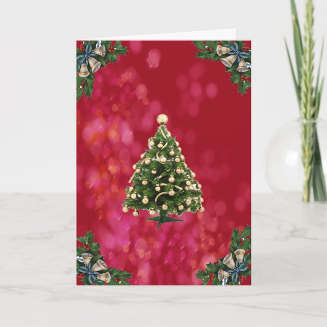 Cristmas Tree Holiday Card (Front)
