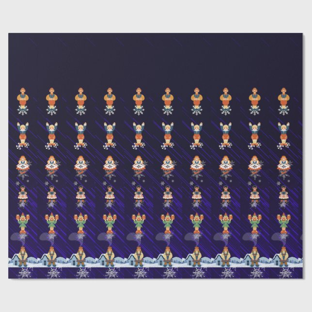 Cristmas Wrapping Paper (Flat)