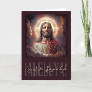Cristo ha resucitado ! Carte Pâques en espagnol
