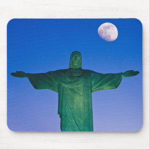 Cristo Redentor Statue  Rio de Janeiro Brazil Mouse Pad