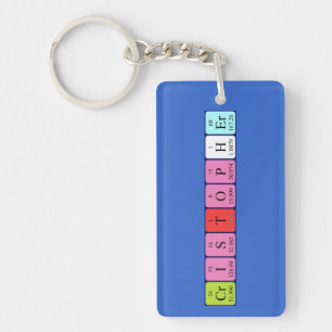 Cristopher periodic table name keyring
