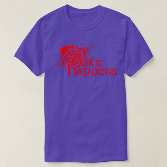 Crit Happens T-Shirt (Design Front)