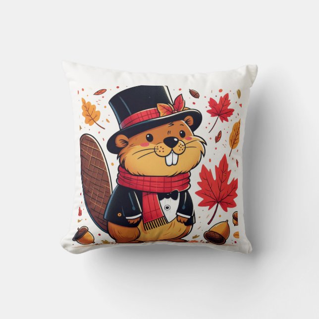 Critère confortable : Coussin de castor adorable p (Recto)