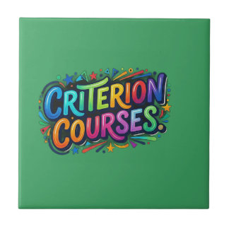 Criterion Courses Educational Graphic T-Shirt Tile