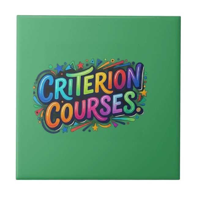 Criterion Courses Educational Graphic T-Shirt Tile (Front)