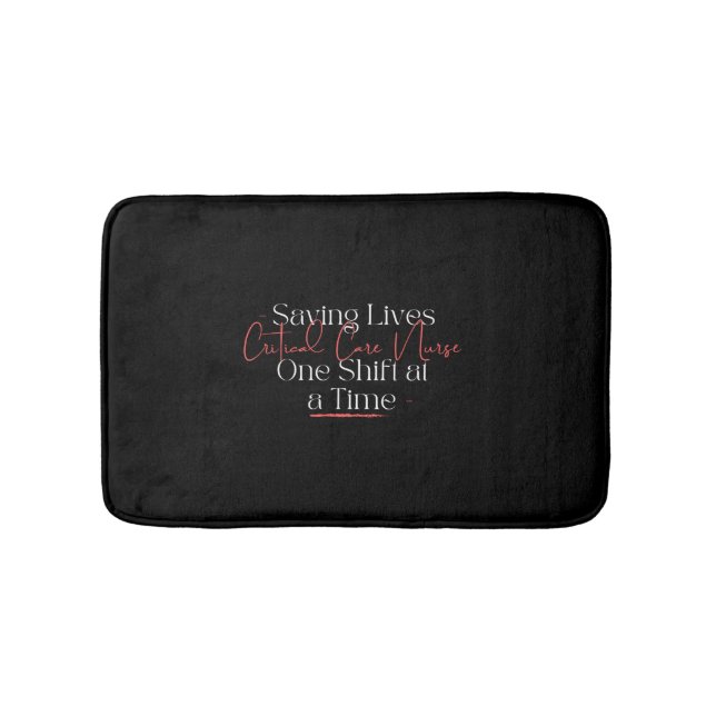 Critical Care Nurse Bath Mat (Front)