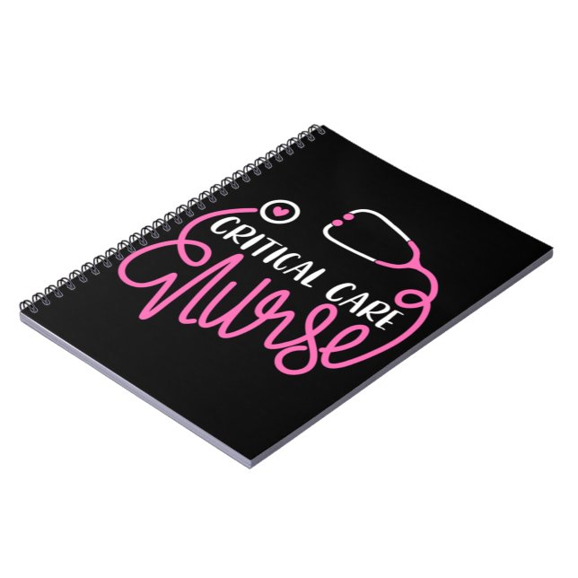 Critical Care Nurse Logo RN Critical Care Nursing Notebook (Left Side)