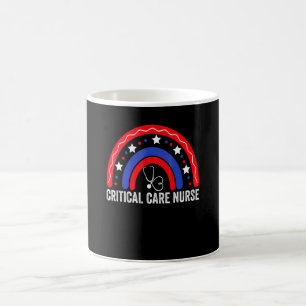 Critical Care Nurse Nursing Rainbow Intensive Care Coffee Mug