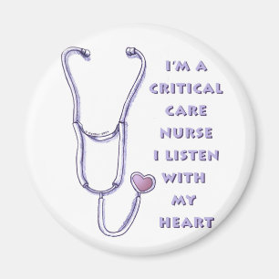 Critical Care Nurse Stethoscope magnet
