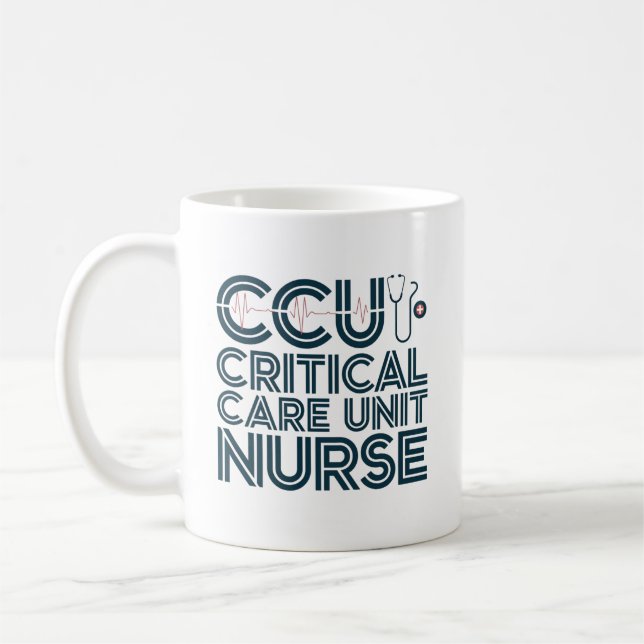 Critical Care Unit Nurse Mug (Left)