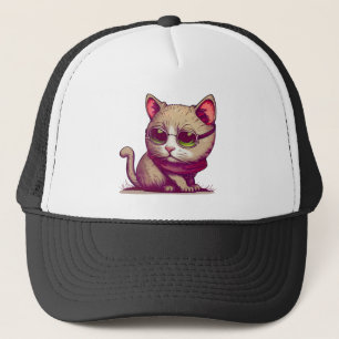 Critical Cat Vibes Trucker Hat