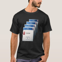 Critical Error — Retro Windows Warning Boxes Graph