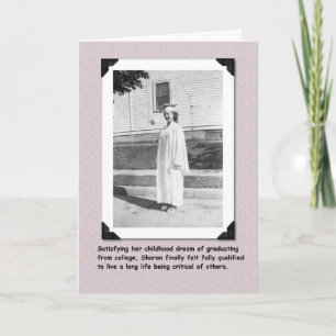 Critical Graduation - FUNNY Card