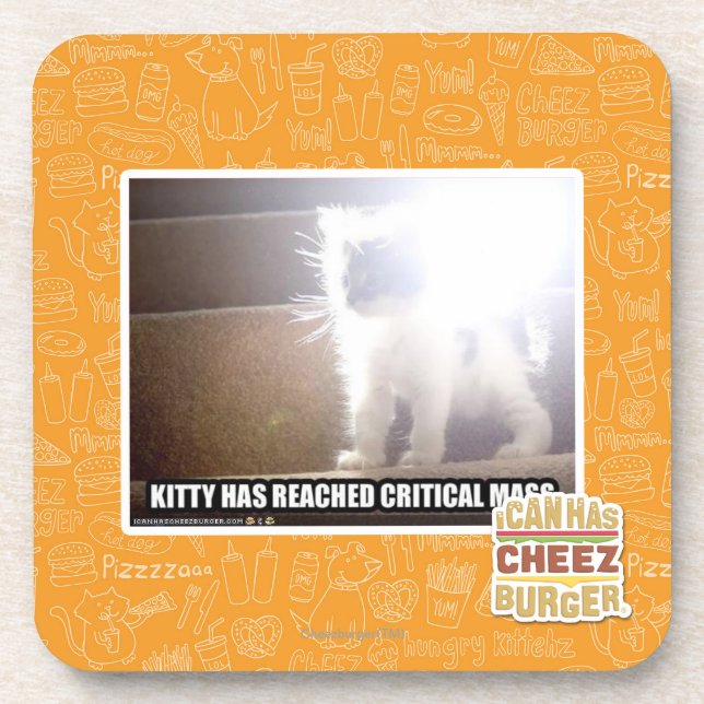 Critical Mass Kitty Coaster (Front)