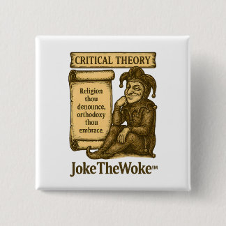 Critical Theory 2 Inch Square Button