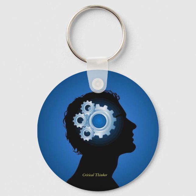 Critical Thinker Keyring (Front)