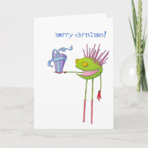 Critter Cedric Christmas Card