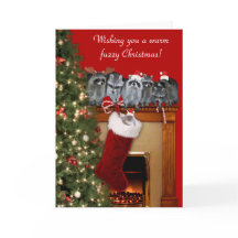 Critter Christmas card