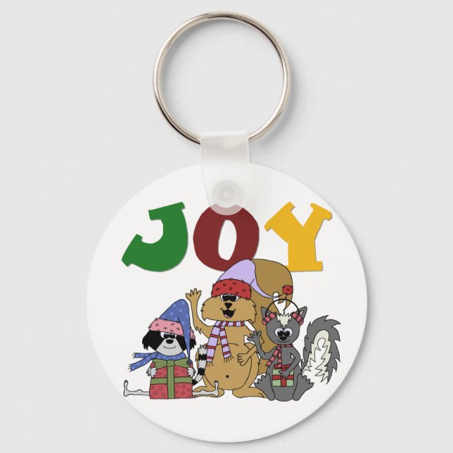 Critter Joy Tshirts and Gifts Keychain (Front)