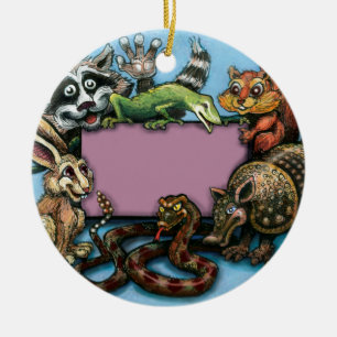 Critters Ceramic Ornament