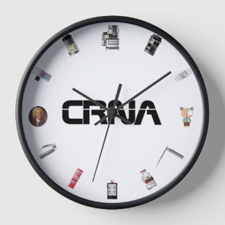 CRNA Anesthesia Clock