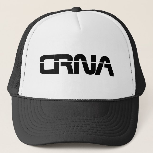 CRNA Anesthesia Design  Trucker Hat (Front)