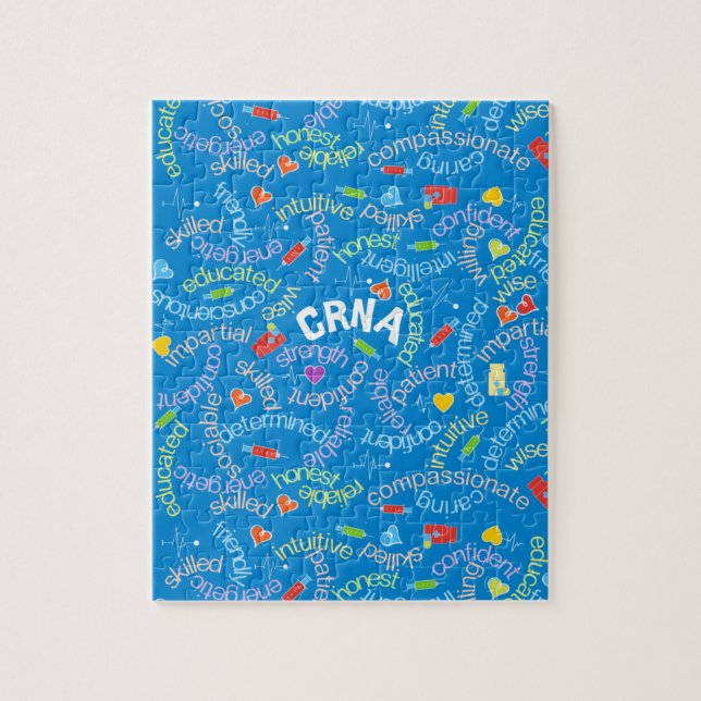 CRNA Blue Jigsaw Puzzle (Vertical)