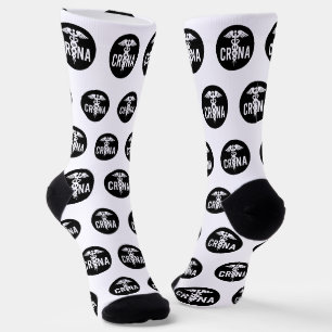 CRNA Certified Registered Nurse Anesthetist Gifts Socks