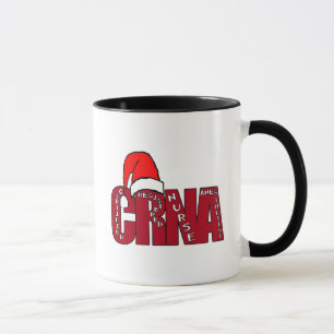 CRNA Certified Registered Nurse Anesthetist SANTA Mug