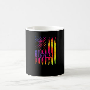 Crna Certified Registered Nurse Anesthetist Us Fla Coffee Mug