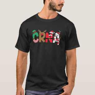 CRNA Christmas Shirt Nurse Anesthetist Xmas Party 