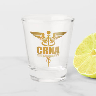 CRNA (gold) Shot Glass