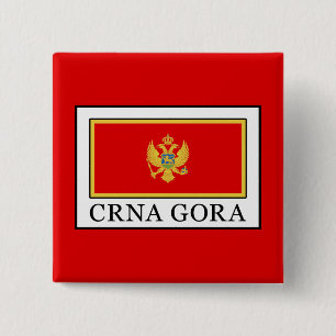 Crna Gora 2 Inch Square Button