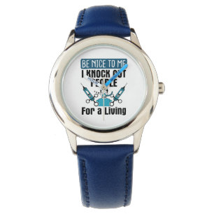 CRNA Knock Out People Nurse Anesthetist Watch