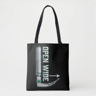 CRNA laryngoscope Anesthesiologist Intubation Tote Bag